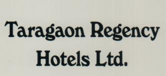 TARAGAON REGENCY HOTELS LTD. (and logo) trademark logo