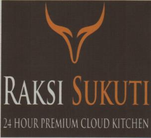 RAKSI SUKUTI 24 HOUR PREMIUM CLOUD KITCHEN (and logo) trademark logo