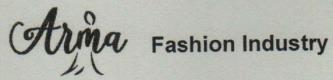 ARMA FASHION INDUSTRY (and logo) trademark logo