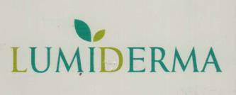 LUMIDERMA (and logo) trademark logo