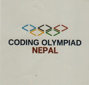 CODING OLYMPIAD NEPAL (and logo) trademark logo