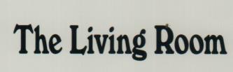 THE LIVING ROOM (and logo) trademark logo
