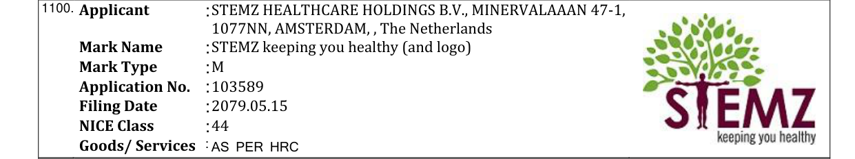Original bulletin entry for STEMZ keeping you healthy (and logo)