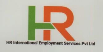 HR INTERNATIONAL EMPLOYMENT SERVICES PVT. LTD. (and logo) trademark logo