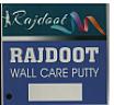 RAJDOOT WALL CARE PUTTY (and logo) trademark logo