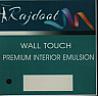 RAJDOOT WALL TOUCH PREMIUM INTERIOR EMULSION (and logo) trademark logo