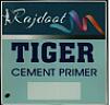 RAJDOOT TIGER CEMENT PRIMER (and logo) trademark logo