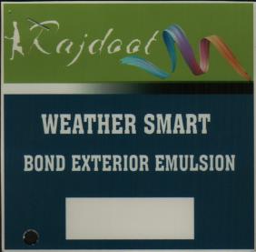 RAJDOOT WAETHER SMART BOND EXTERIOR EMULSION (and logo) trademark logo
