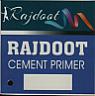 RAJDOOT CEMENT PRIMER (and logo) trademark logo