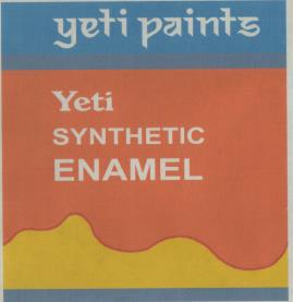 YETI SYNTHETIC ENAMEL (and logo) trademark logo