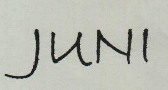 JUNI (and logo) trademark logo