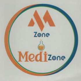 MEDI ZONE (and logo) trademark logo