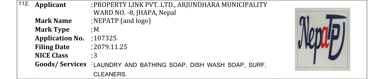Original bulletin entry for NEPATP (and logo)