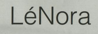 LENORA (and logo) trademark logo