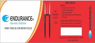 ENDURANCE (and logo) trademark logo