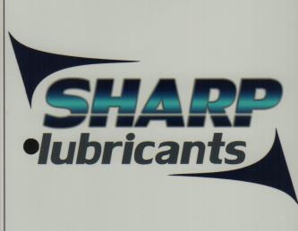 SHARP LUBRICANTS (and logo) trademark logo