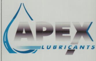 APEX LUBRICANTS (and logo) trademark logo