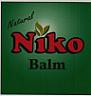 NATURAL NIKO BALM (and logo) trademark logo