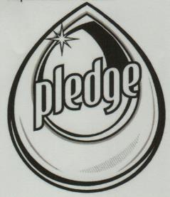 PLEDGE (and logo) trademark logo