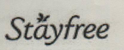 STAYFREE (and logo) trademark logo