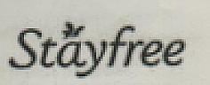 STAYFREE (and logo) trademark logo