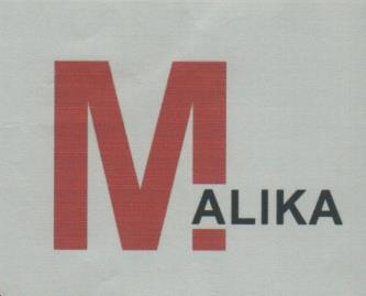 MALIKA (and logo) trademark logo