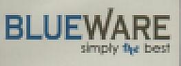 BLUEWARE (and logo) trademark logo