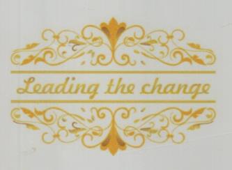 LEADING THE CHANGE (and logo) trademark logo