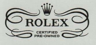 ROLEX CERTIFIED PRE-OWNED (and logo) trademark logo