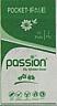 PASSION POCKET FACE TISSUE (and logo) trademark logo