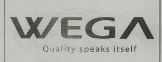 WEGA (and logo) trademark logo