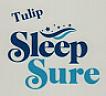TULIP SLEEP SURE (and logo) trademark logo