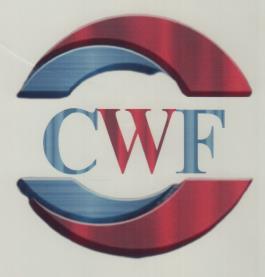 CWF (and logo) trademark logo