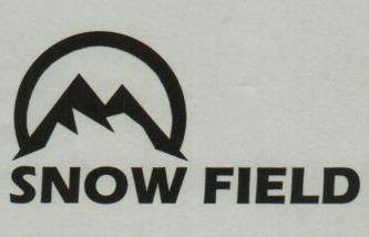 SNOW FIELD (and logo) trademark logo