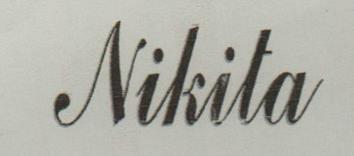 NIKITA (and logo) trademark logo