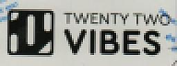 TWENTY TWO VIBES (and logo) trademark logo