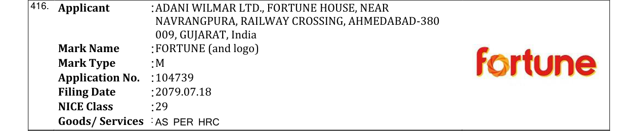 Original bulletin entry for FORTUNE (and logo)