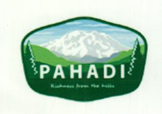 PAHADI (and logo) trademark logo