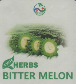 LWH HERBS BITTER MELON (and logo) trademark logo