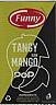 FUNNY TANGY RAW MANGO POP (and logo) trademark logo