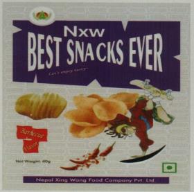 NXW BEST SNACKS EVER (and logo) trademark logo