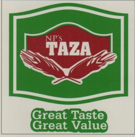 NP'S TAZA (and logo) trademark logo