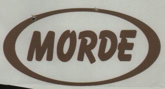 MORDE (and logo) trademark logo