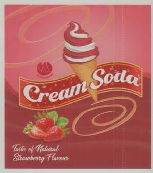 MANAKAMANA CREAM SODA (and logo) trademark logo