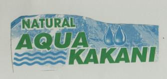 NATURAL AQUA KAKANI (and logo) trademark logo
