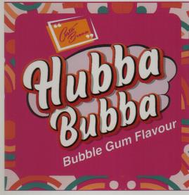 HUBBA BUBBA BUBBLE GUM FLAVOUR (and logo) trademark logo
