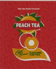 ICED TEA PEACH FLAVOUR PEACH TEA (and logo) trademark logo