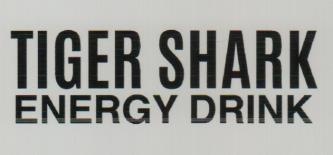 TIGER SHARK ENERGY DRINK (and logo) trademark logo