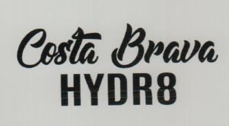 COSTA BRAVA HYDR8 (and logo) trademark logo