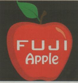 FUJI APPLE (and logo) trademark logo